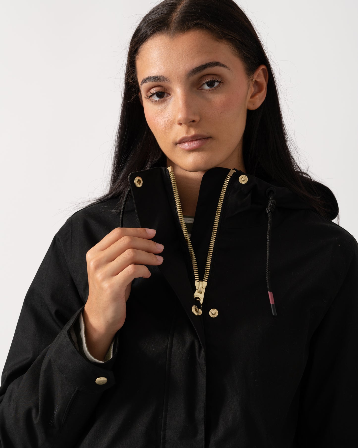 Joules Portwell Womens Raincoat - Black