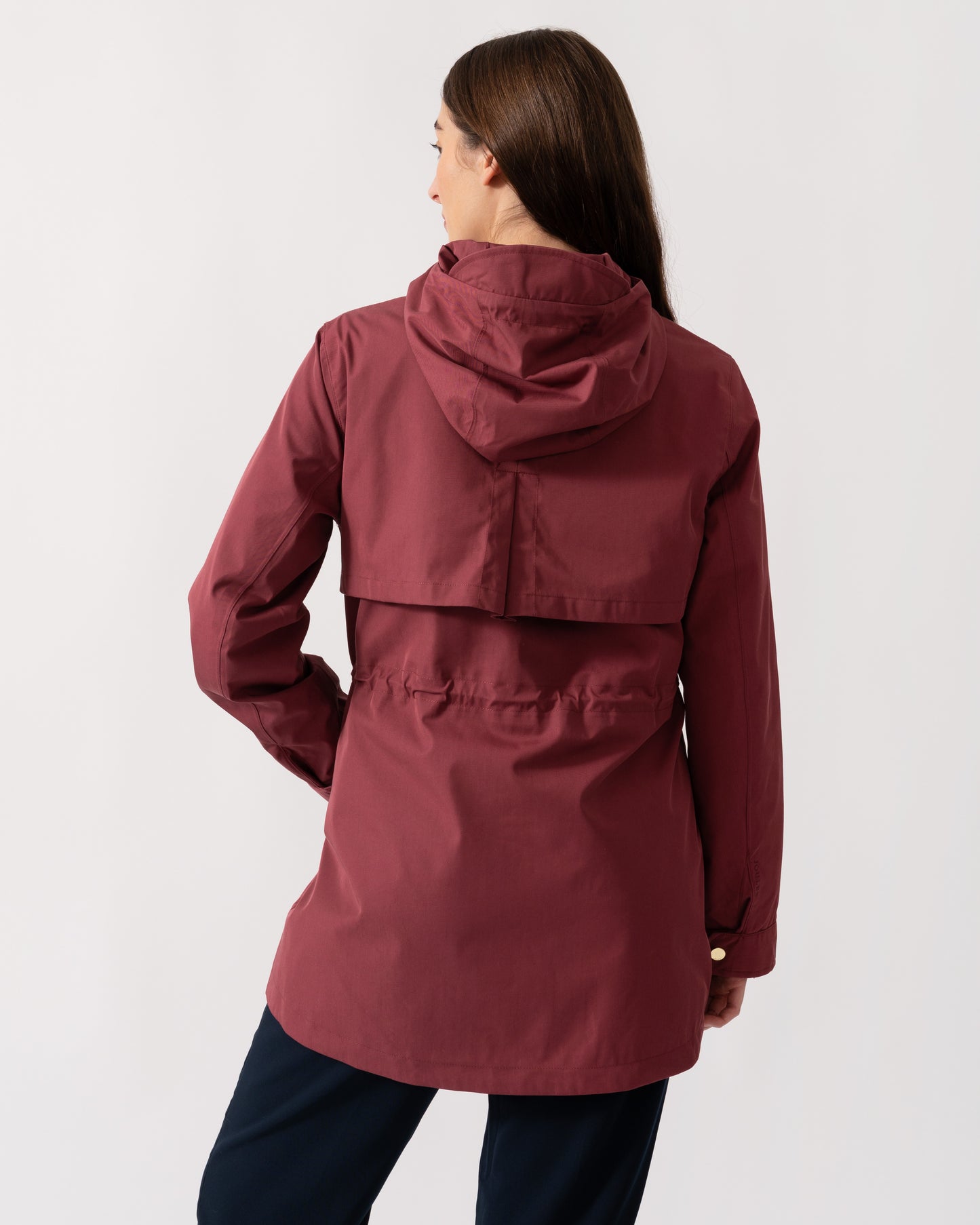 Joules Portwell Womens Raincoat - Oxblood