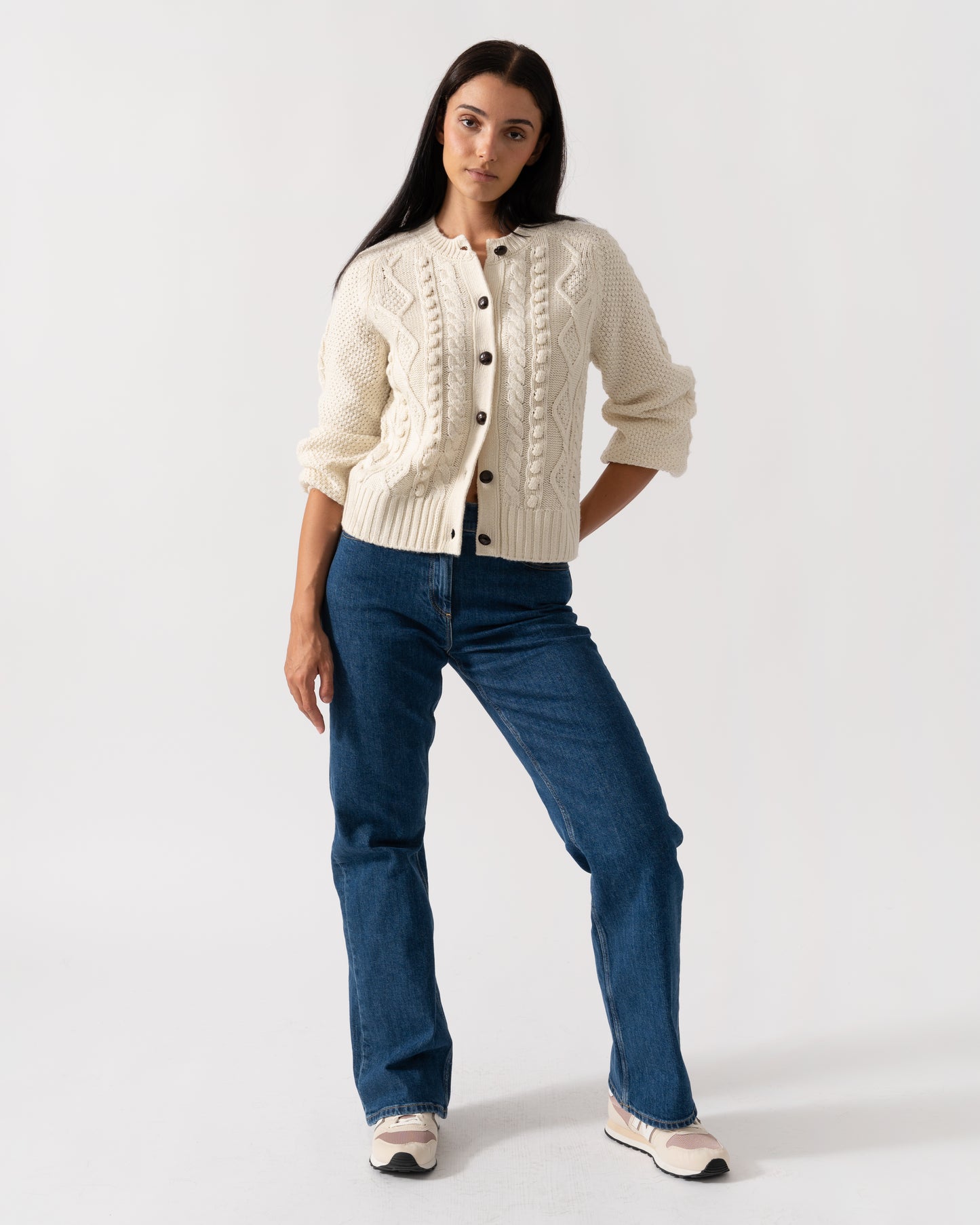 Joules Rafferty Womens Cardigan - Cream