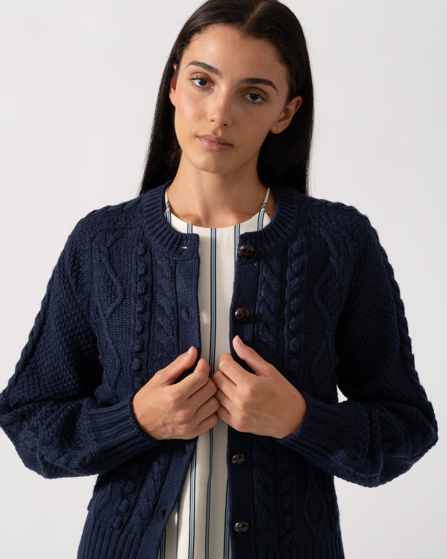 Joules Rafferty Womens Cardigan - Navy