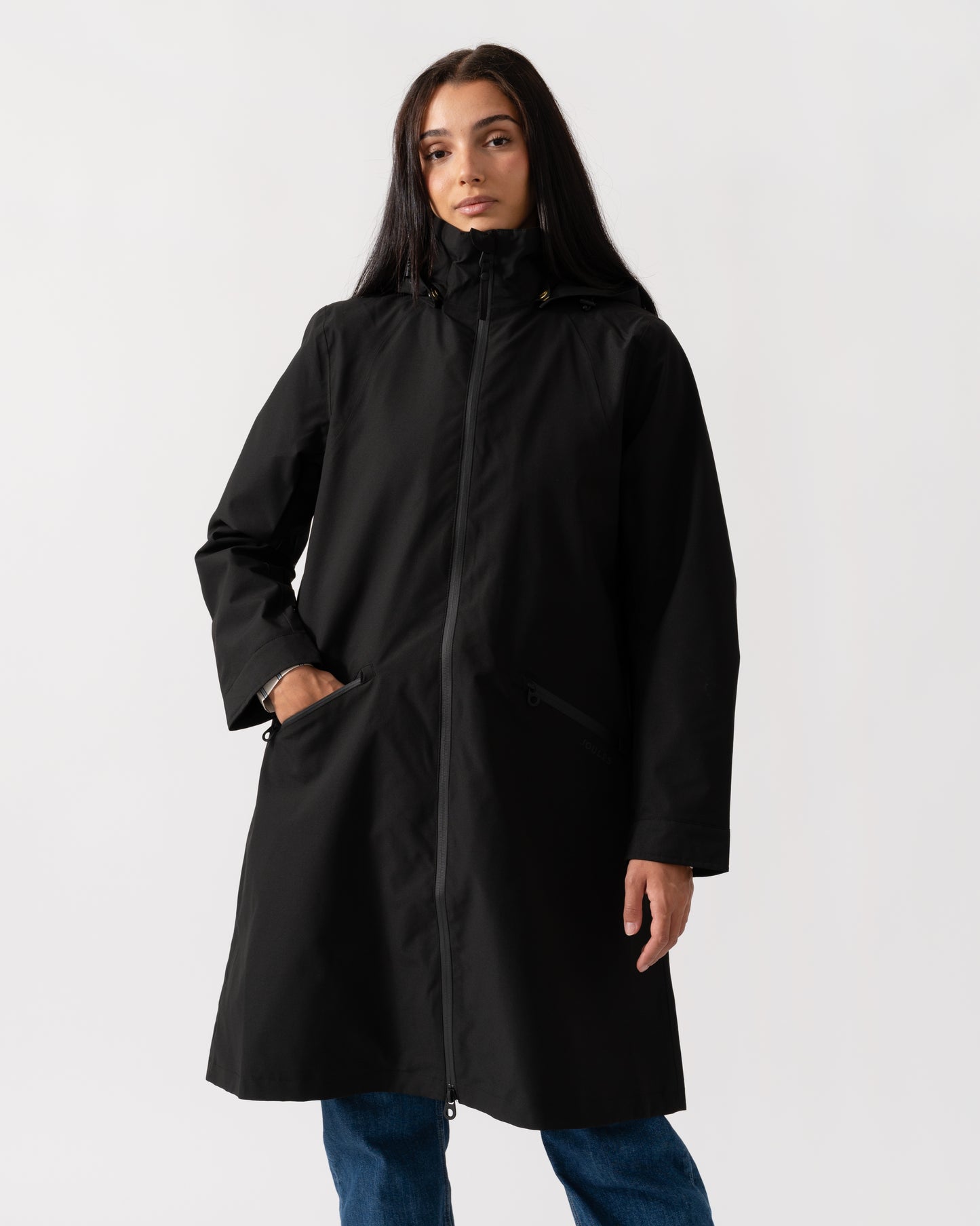 Joules Rainaway Womens Raincoat - Black