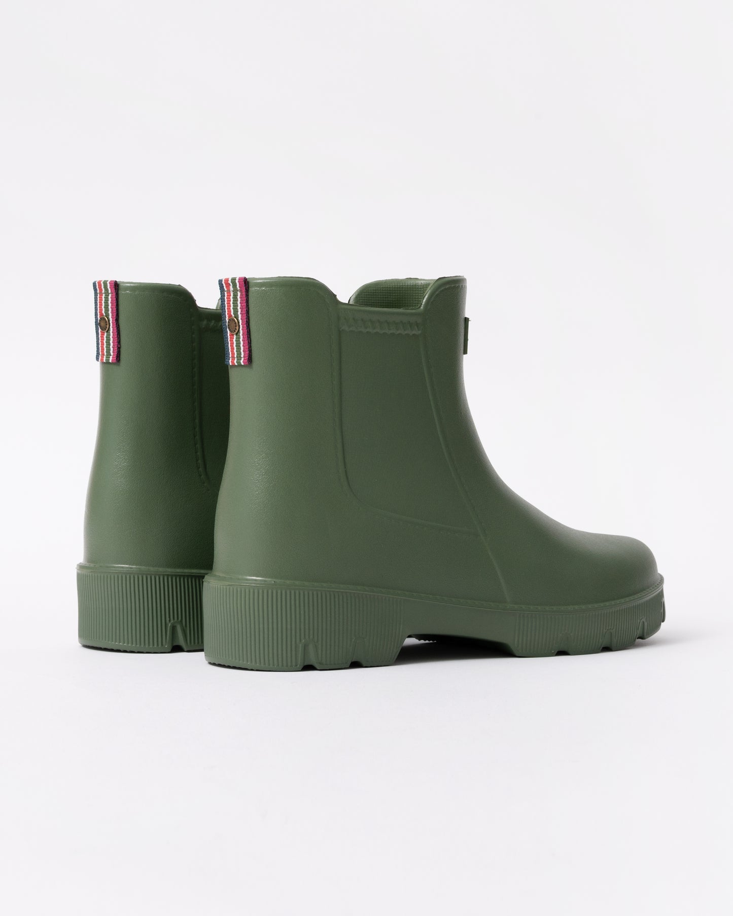 Joules Raindance Womens Short Wellies - Khaki Green