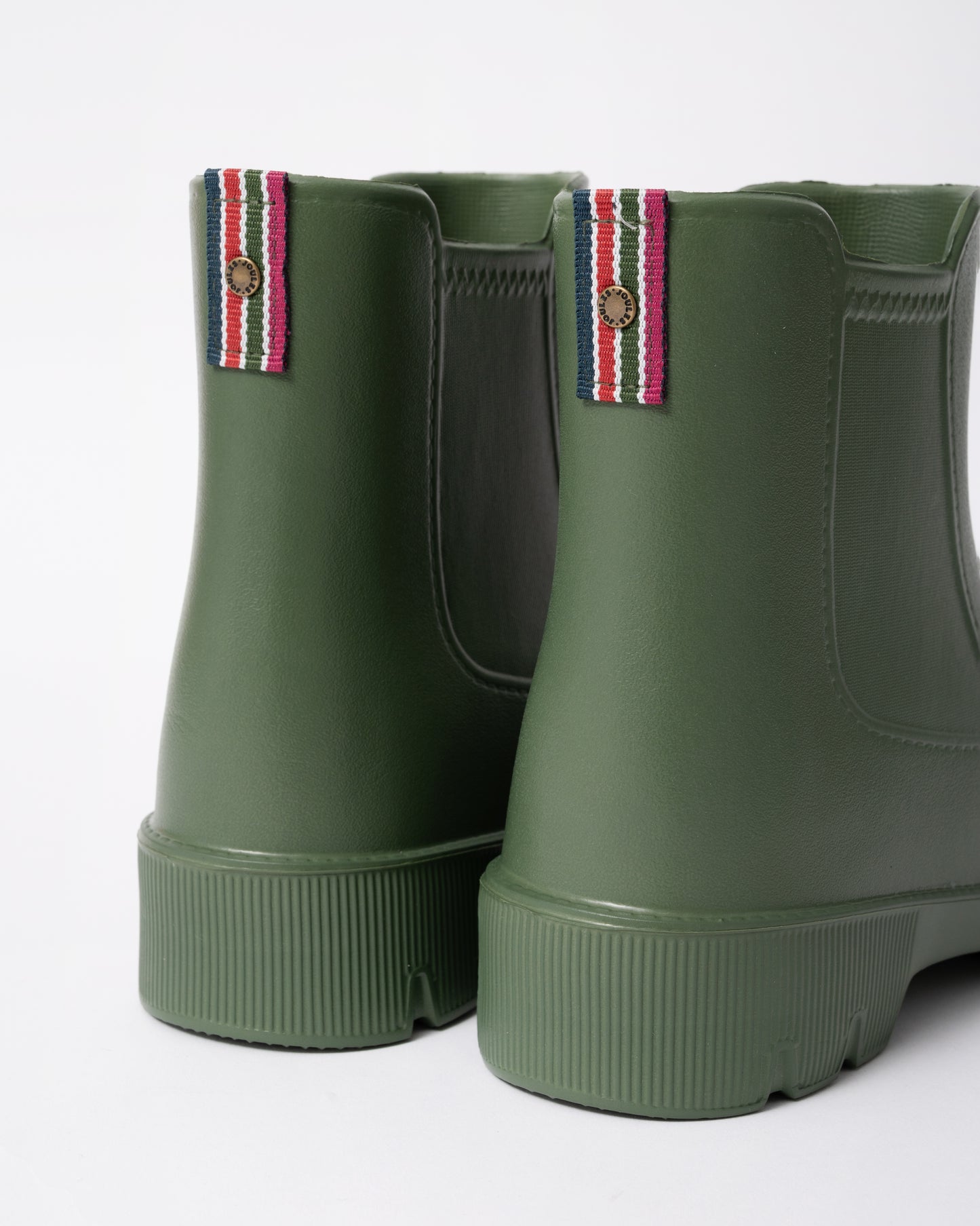 Joules Raindance Womens Short Wellies - Khaki Green