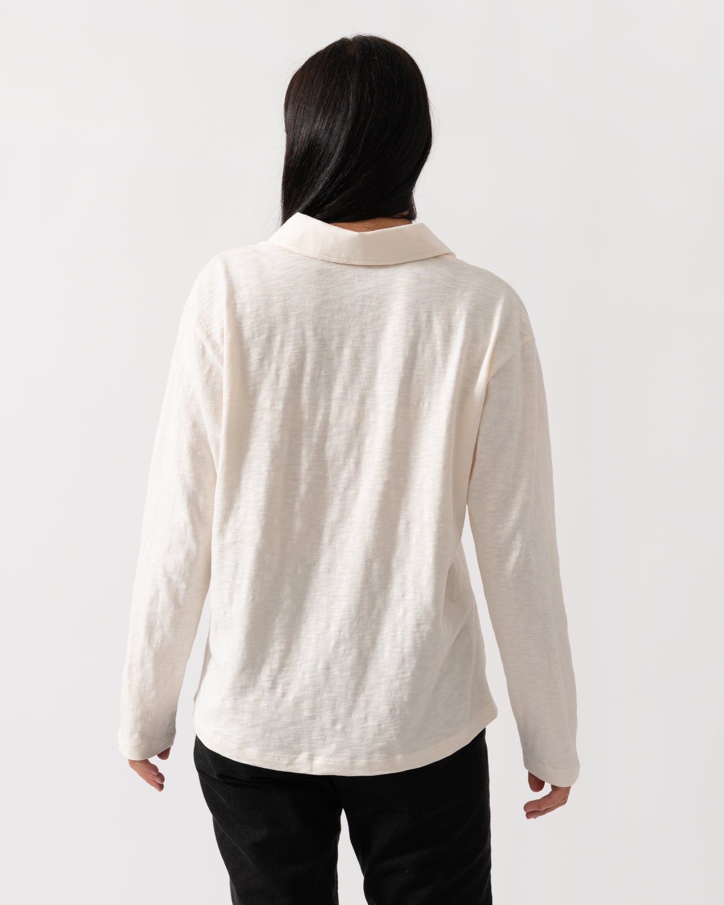 Joules Tallie Slub Womens Long Sleeve Top - Cream