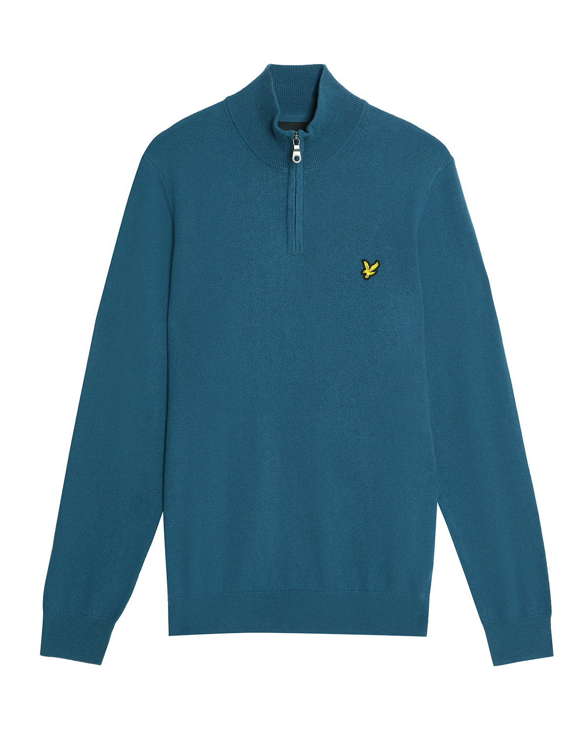 Lyle & Scott Cotton Merino Mens Quarter Zip Jumper - X862 Deep Water