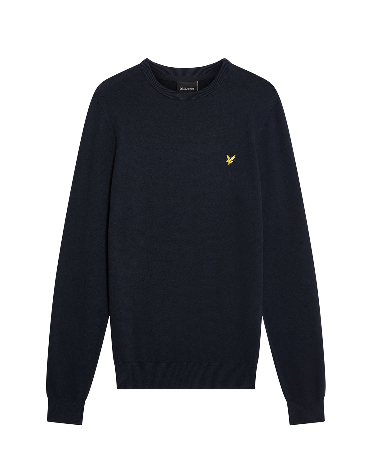 Lyle & Scott Cotton Crew Neck Mens Jumper - Z271 Dark Navy