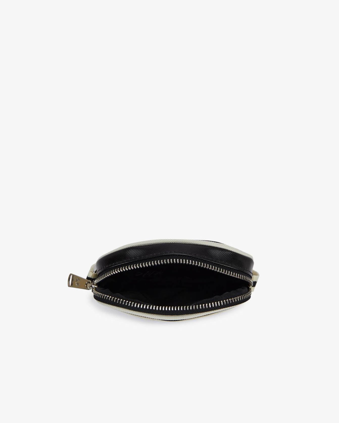 Fred Perry Classic Small Side Bag - Black/Ecru D57