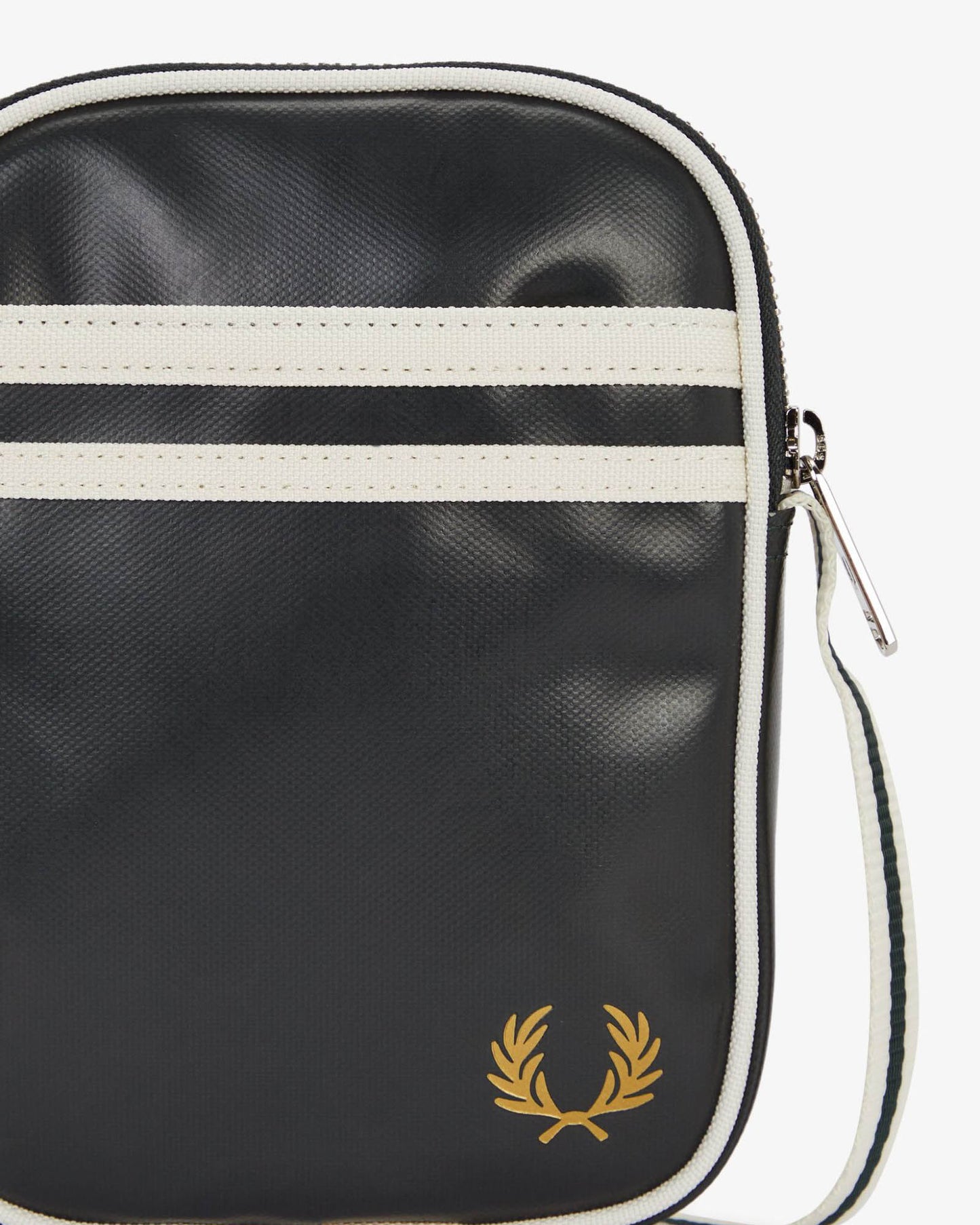 Fred Perry Classic Small Side Bag - Night Green/Ecru T11
