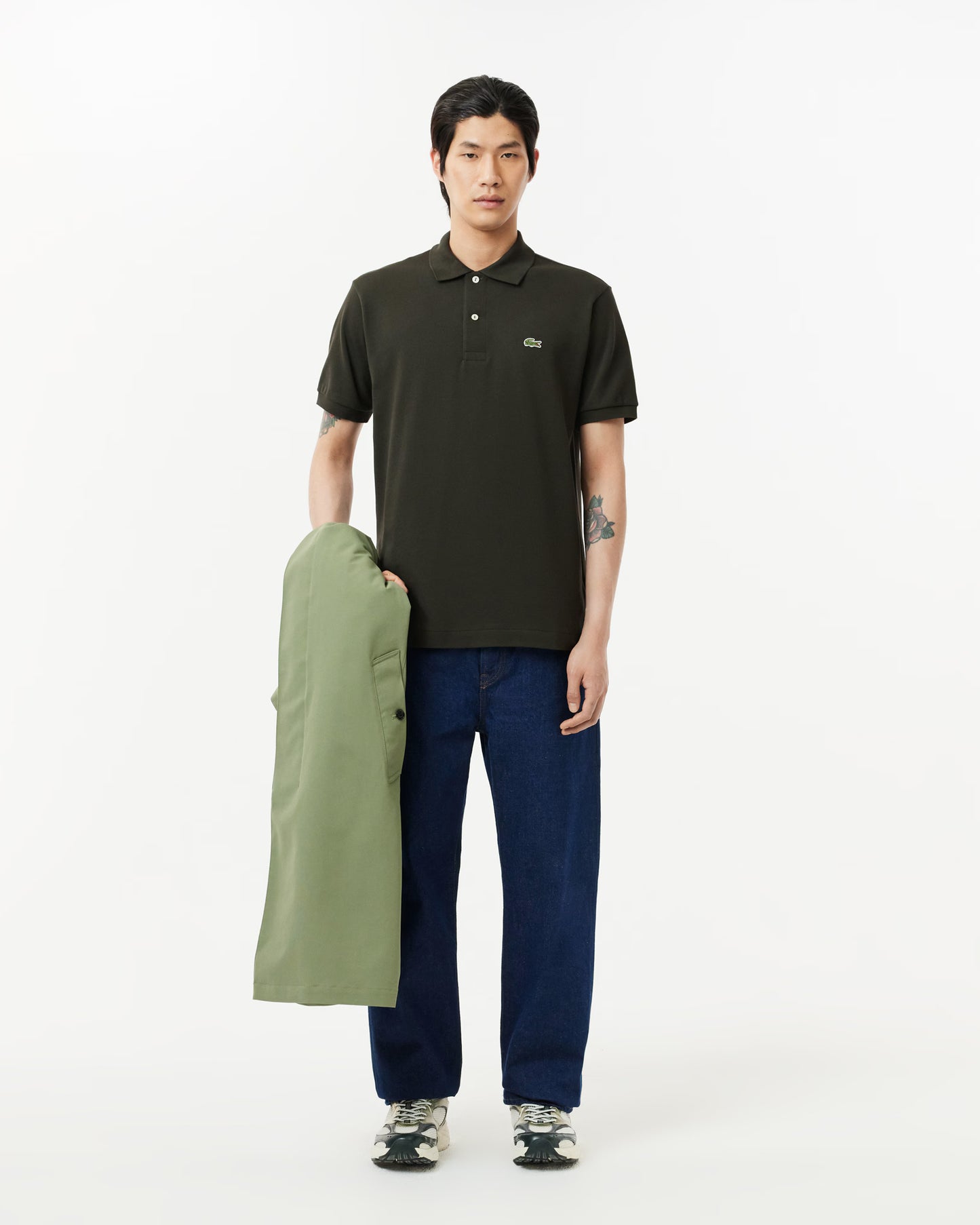 Lacoste Classic Fit L.12.12 Mens Short Sleeve Polo Shirt - Sapwood L7A