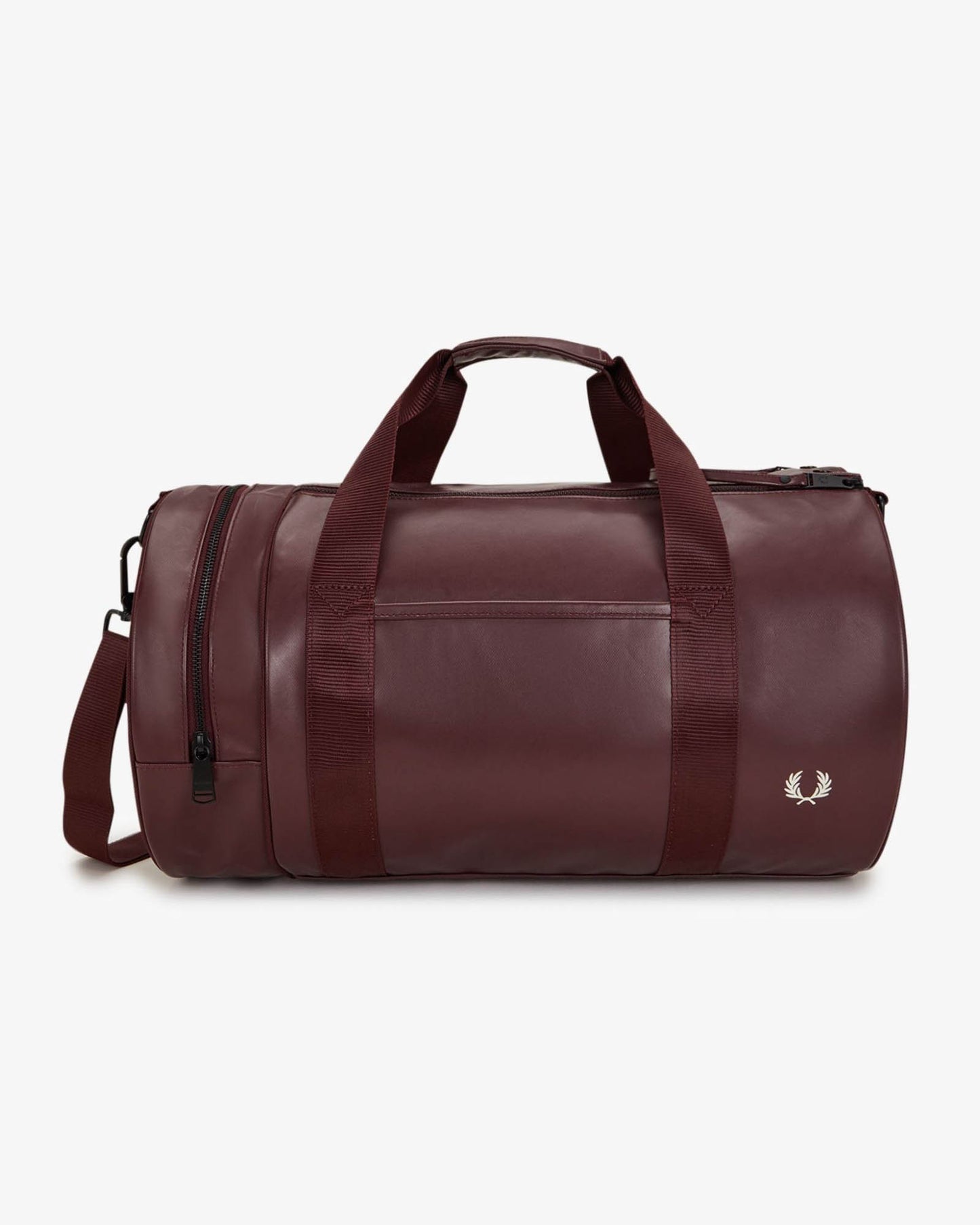Fred Perry Tonal Barrel Bag - Oxblood 597