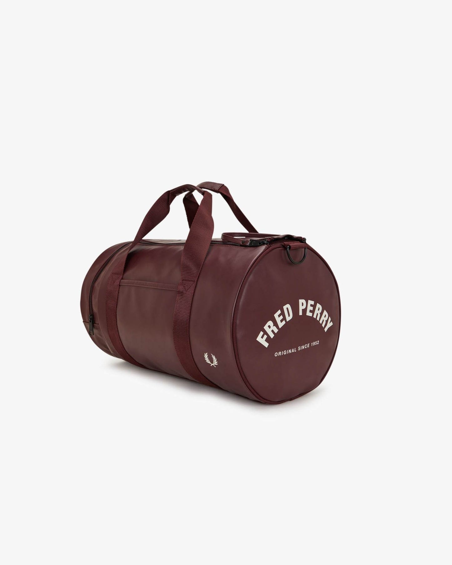Fred Perry Tonal Barrel Bag - Oxblood 597
