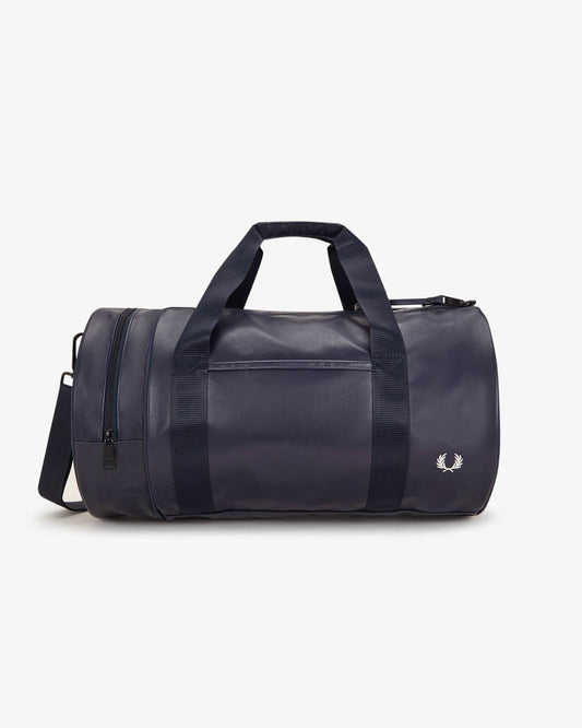 Fred Perry Tonal Barrel Bag - Navy 608
