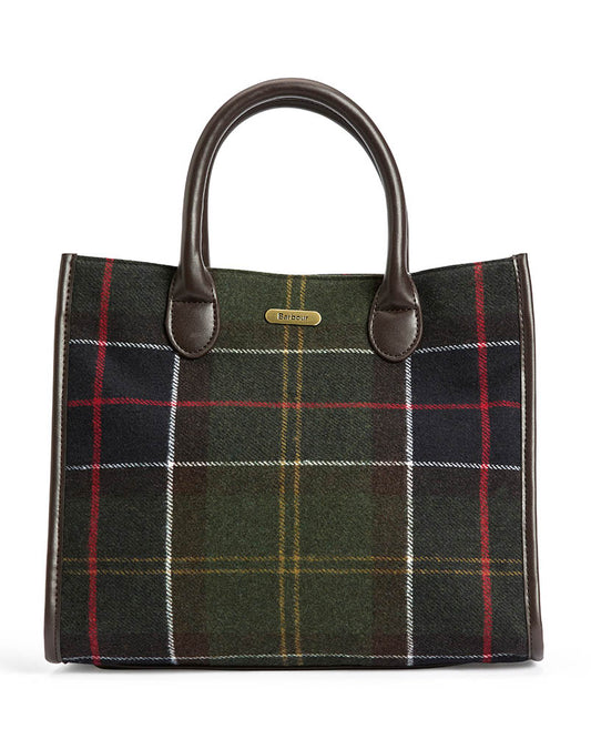 Barbour Barrhill Womens Tartan Tote Bag - Classic Tartan