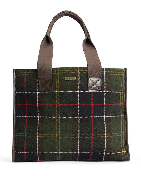 Barbour Turnberry Womens Tartan Tote Bag - Classic Tartan