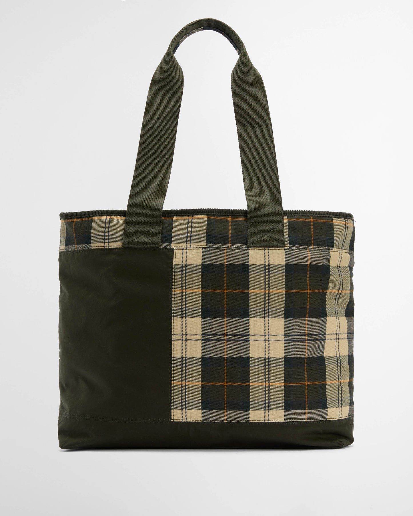 Barbour Mya Womens Patchwork Tote Bag - Sage/Ancient