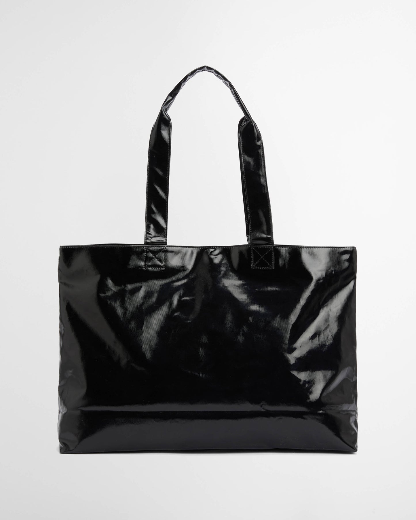 Barbour International Womens High Shine Tote Bag - Black