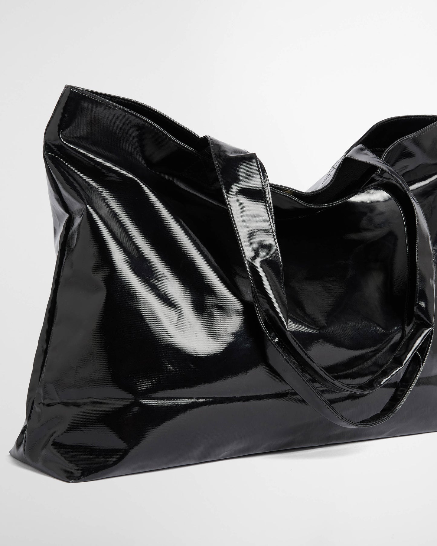 Barbour International Womens High Shine Tote Bag - Black