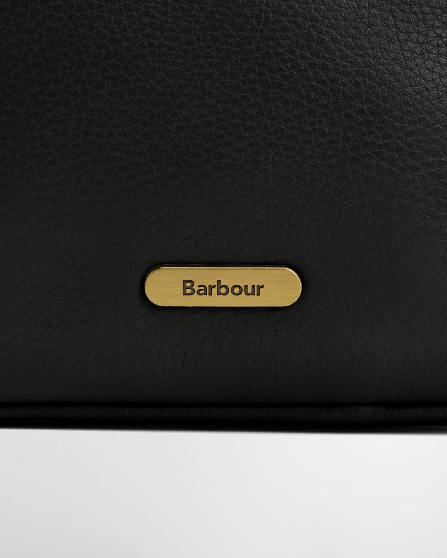 Barbour Cedar Womens Leather Bucket Bag - Black