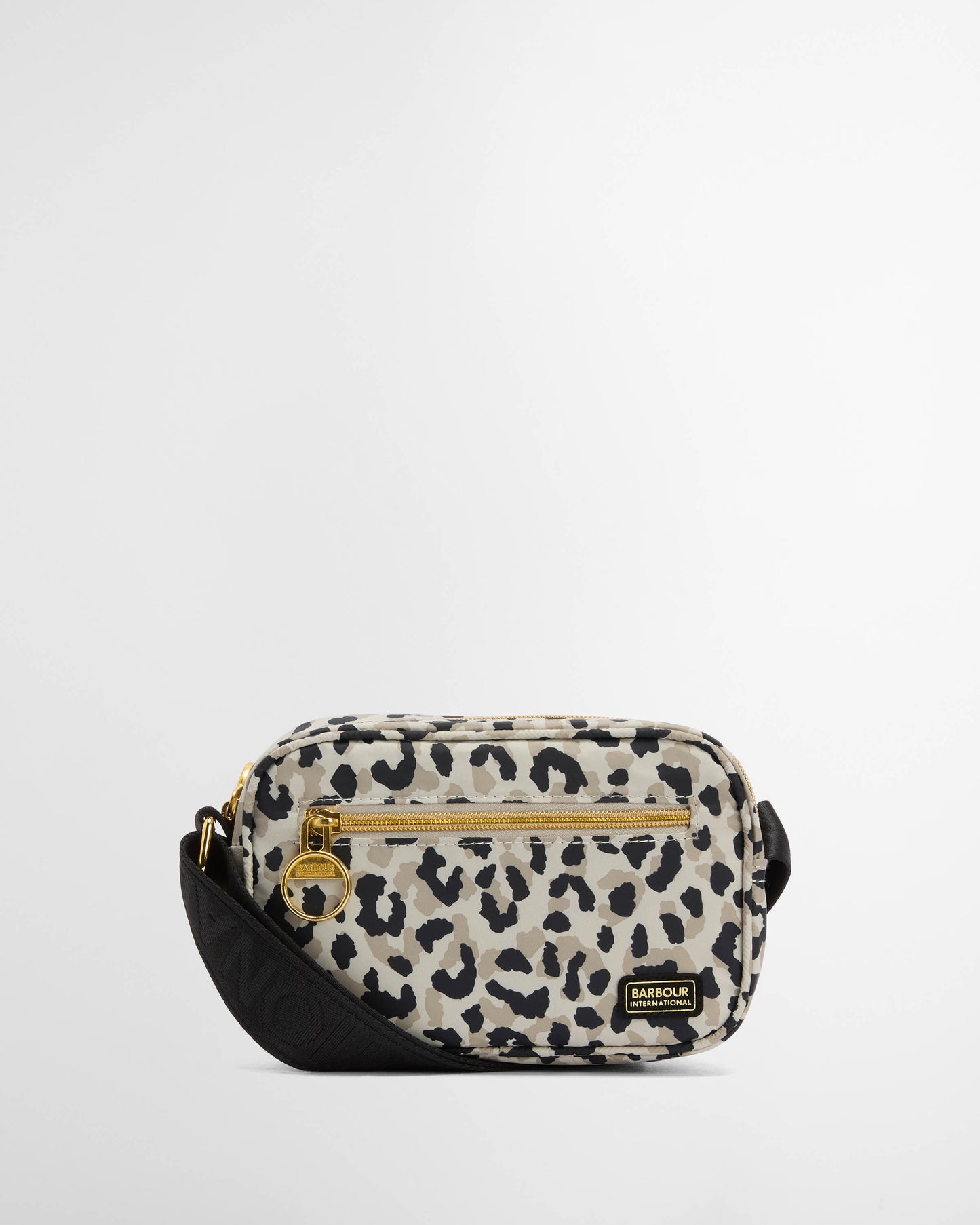 Barbour International Boulevard Womens Micro Crossbody Bag - Jasmine Leopard