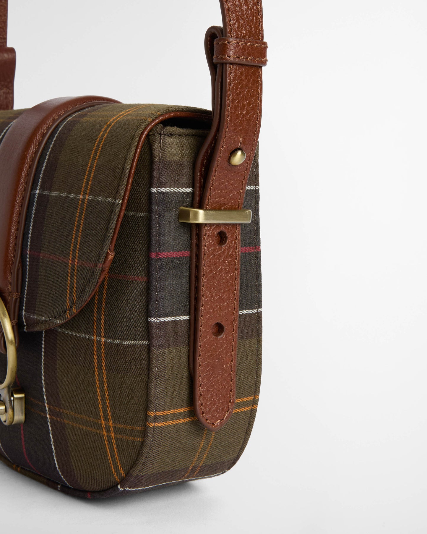 Barbour Elm Womens Tartan Crossbody Bag- Classic Tartan