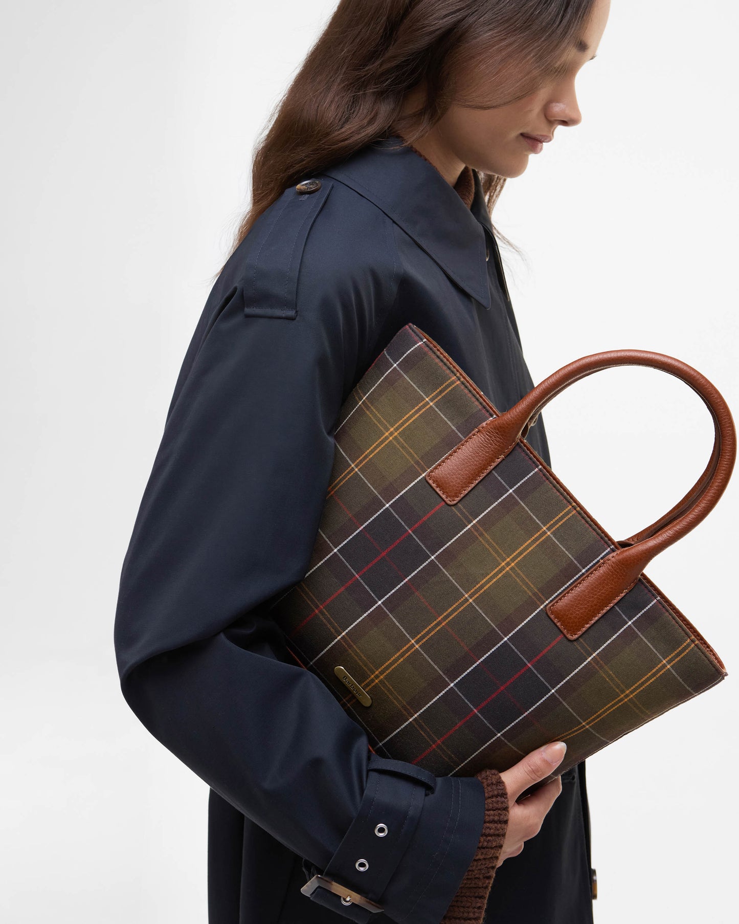 Barbour Birch Womens Tartan Tote Bag- Classic Tartan