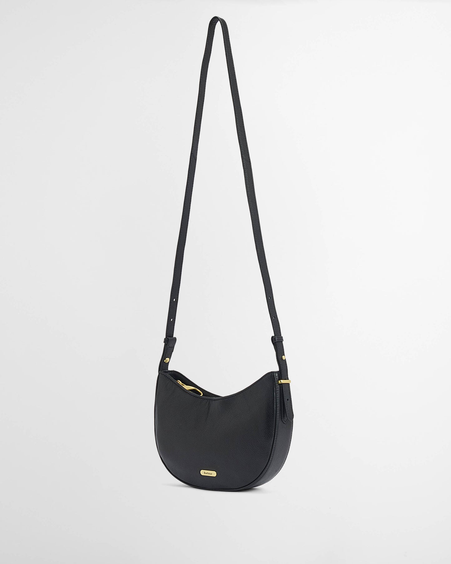 Barbour Sorrel Womens Leather Sling Bag - Black
