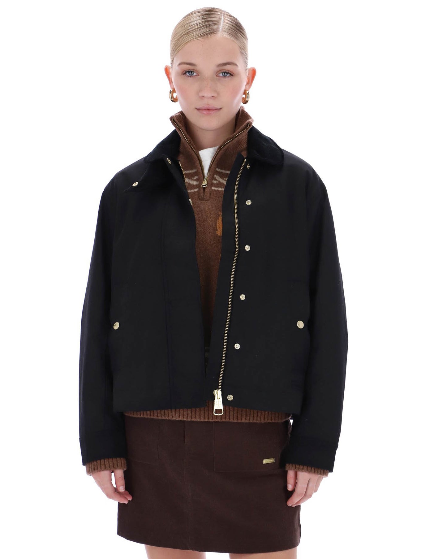 Hunter Leith Womens Waxed Jacket - Kambaba