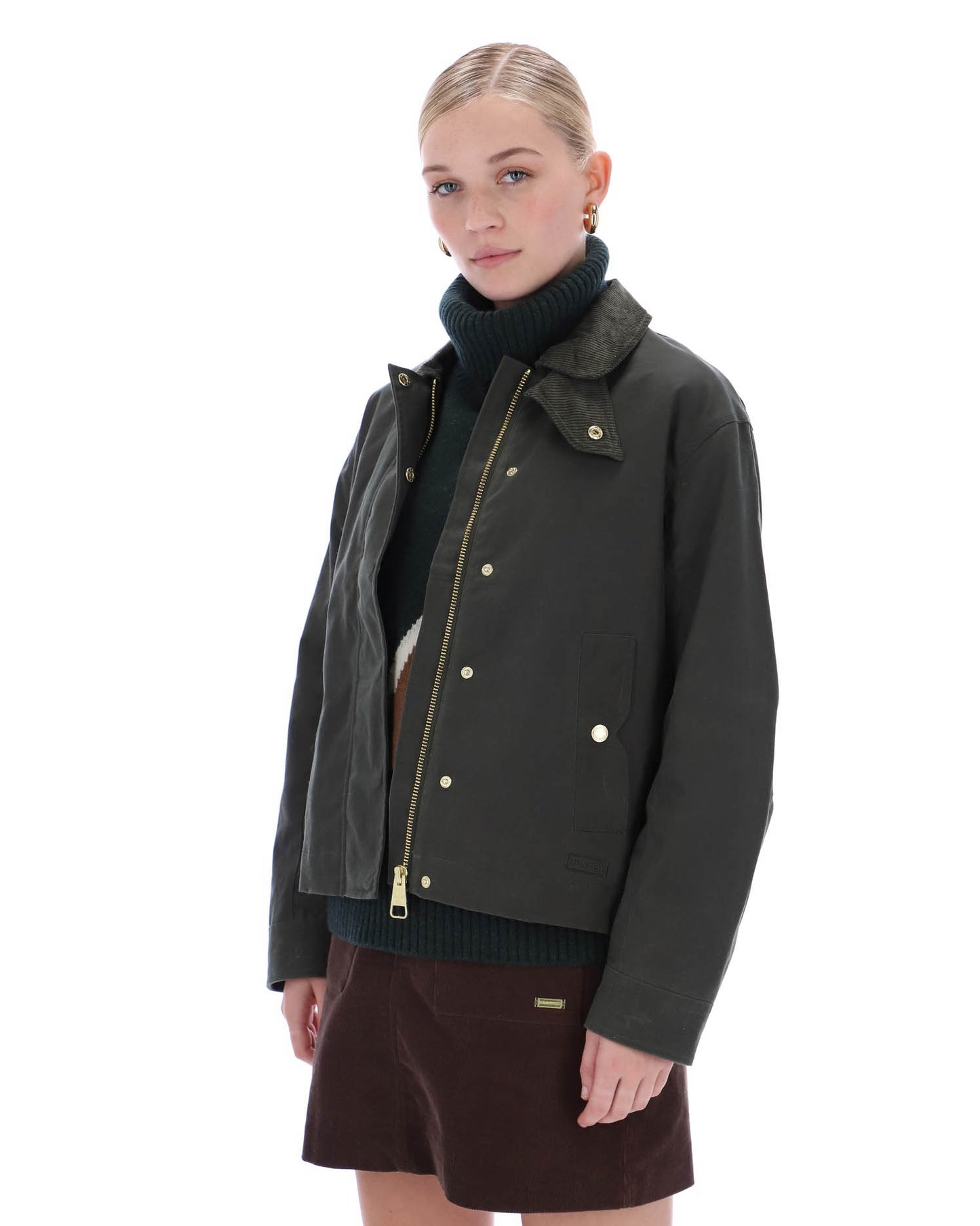 Hunter Leith Womens Waxed Jacket - Kambaba