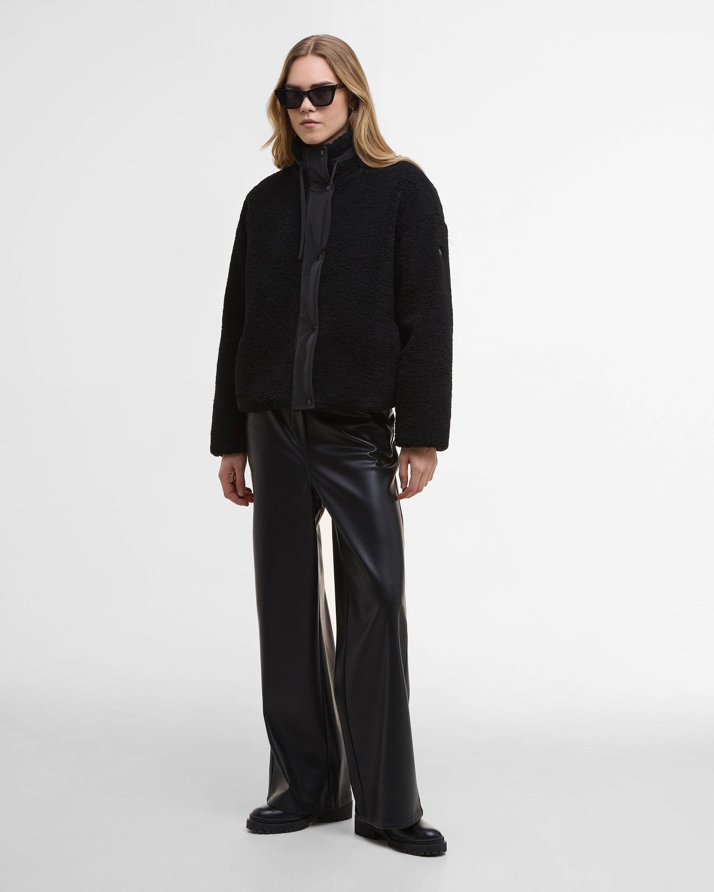 Barbour International Womens Palma Fleece - Black
