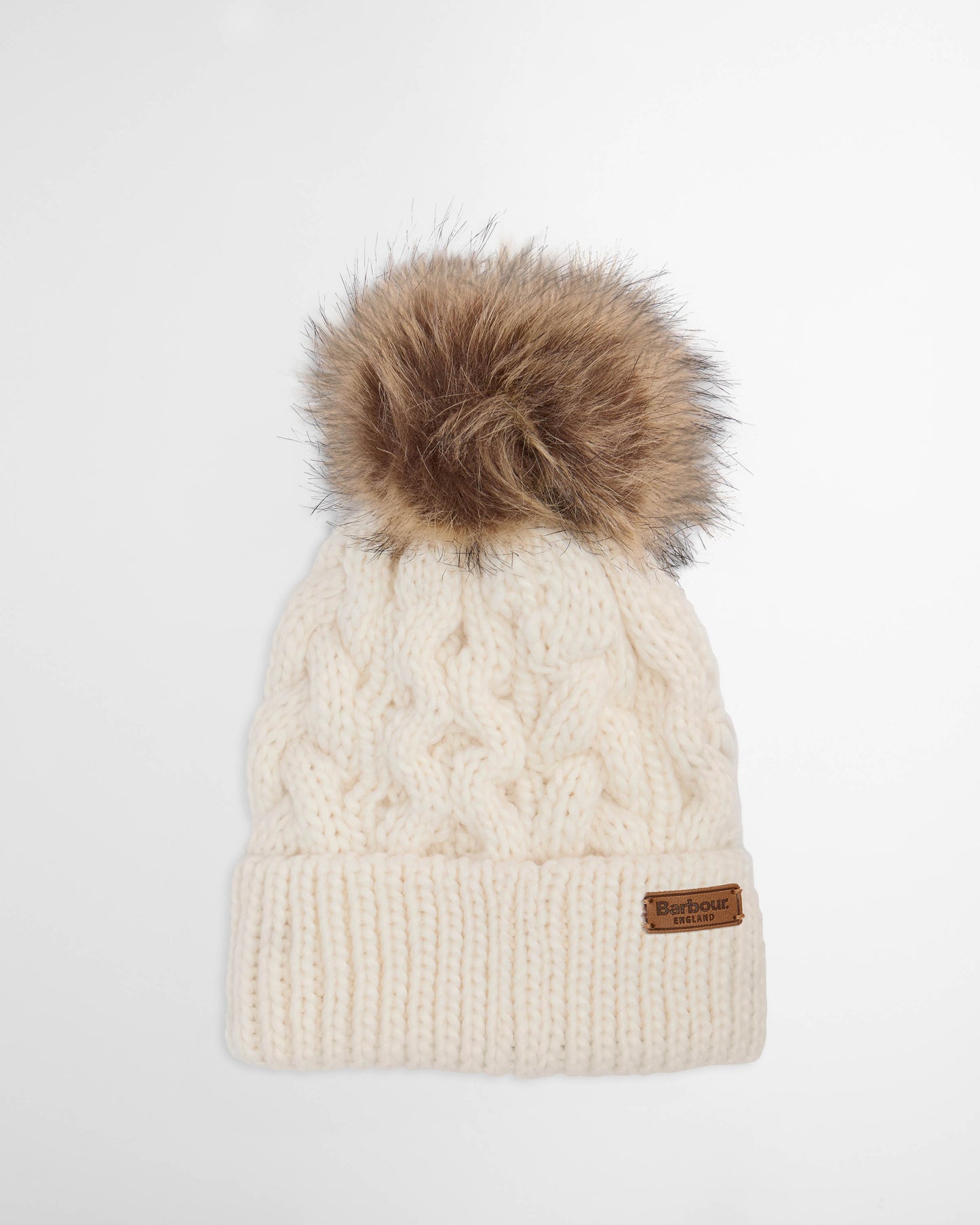 Barbour Penshaw Womens Beanie/Scarf - Cloud