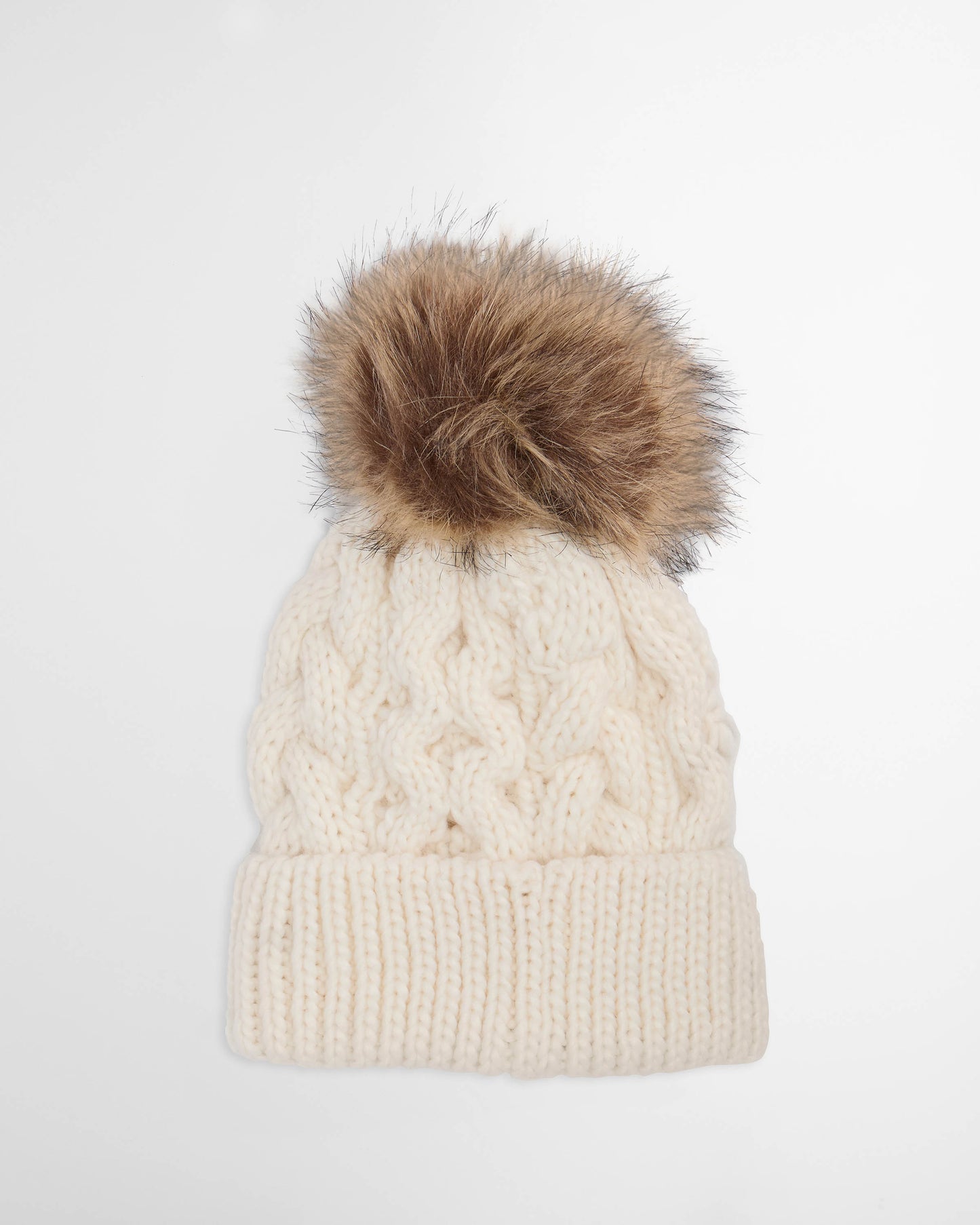 Barbour Penshaw Womens Beanie/Scarf - Cloud