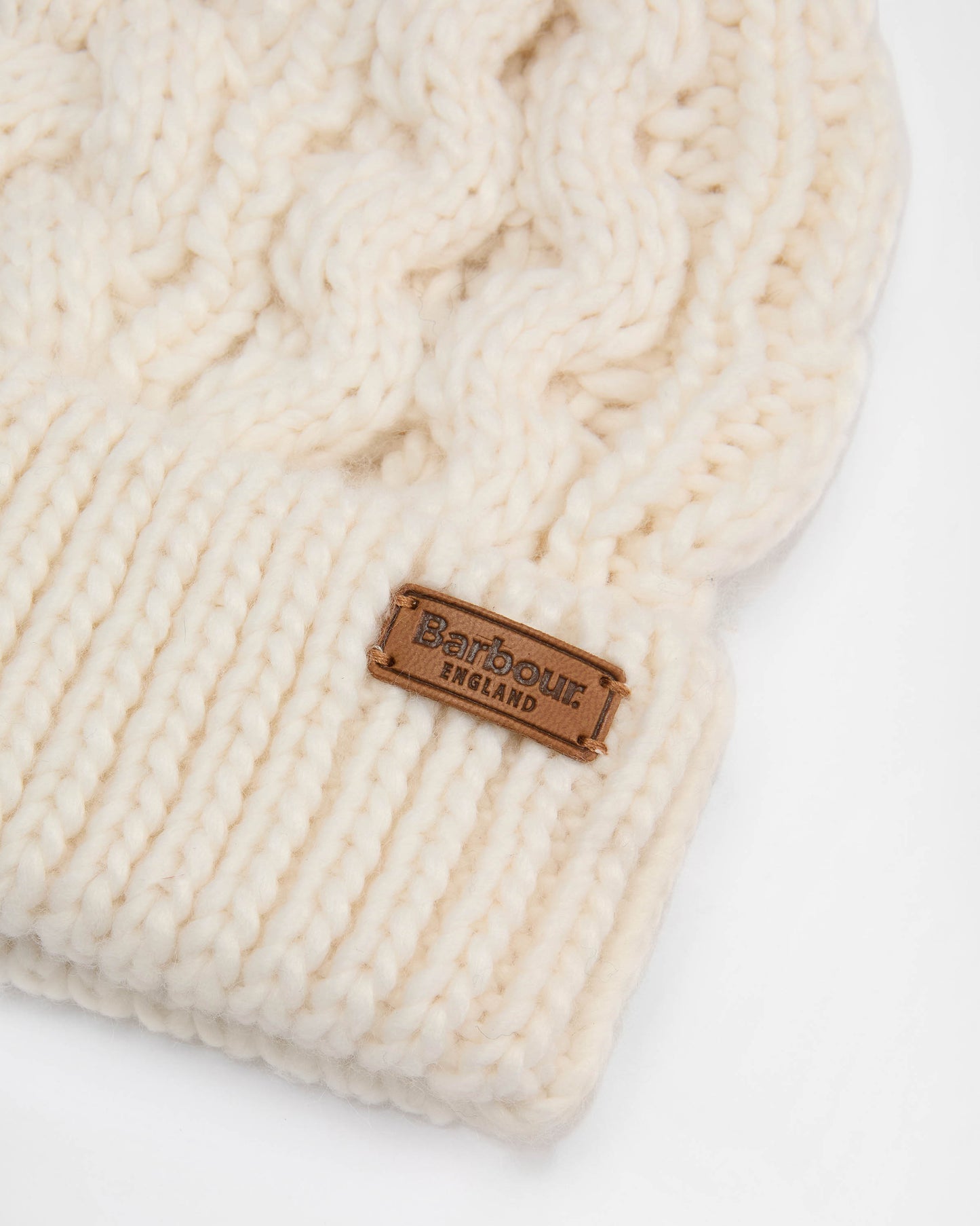 Barbour Penshaw Womens Beanie/Scarf - Cloud