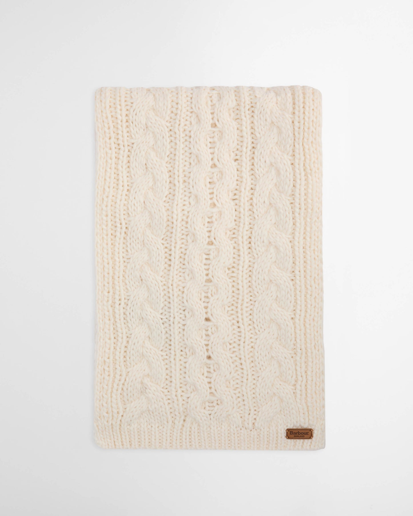 Barbour Penshaw Womens Beanie/Scarf - Cloud