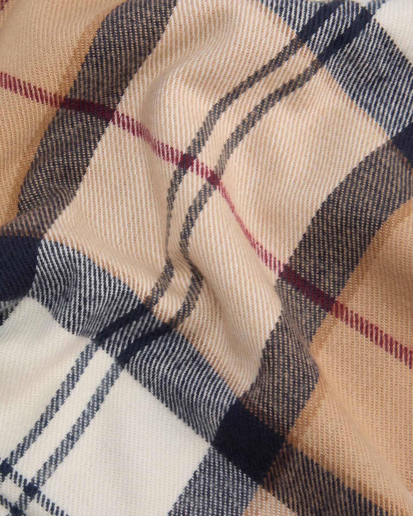 Barbour Dover Beanie & Hailes Scarf Gift Set - Hessian Tartan