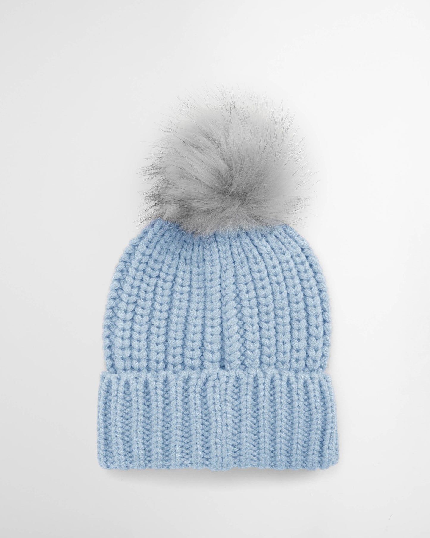 Barbour Saltburn Womens Beanie - Ice Blue