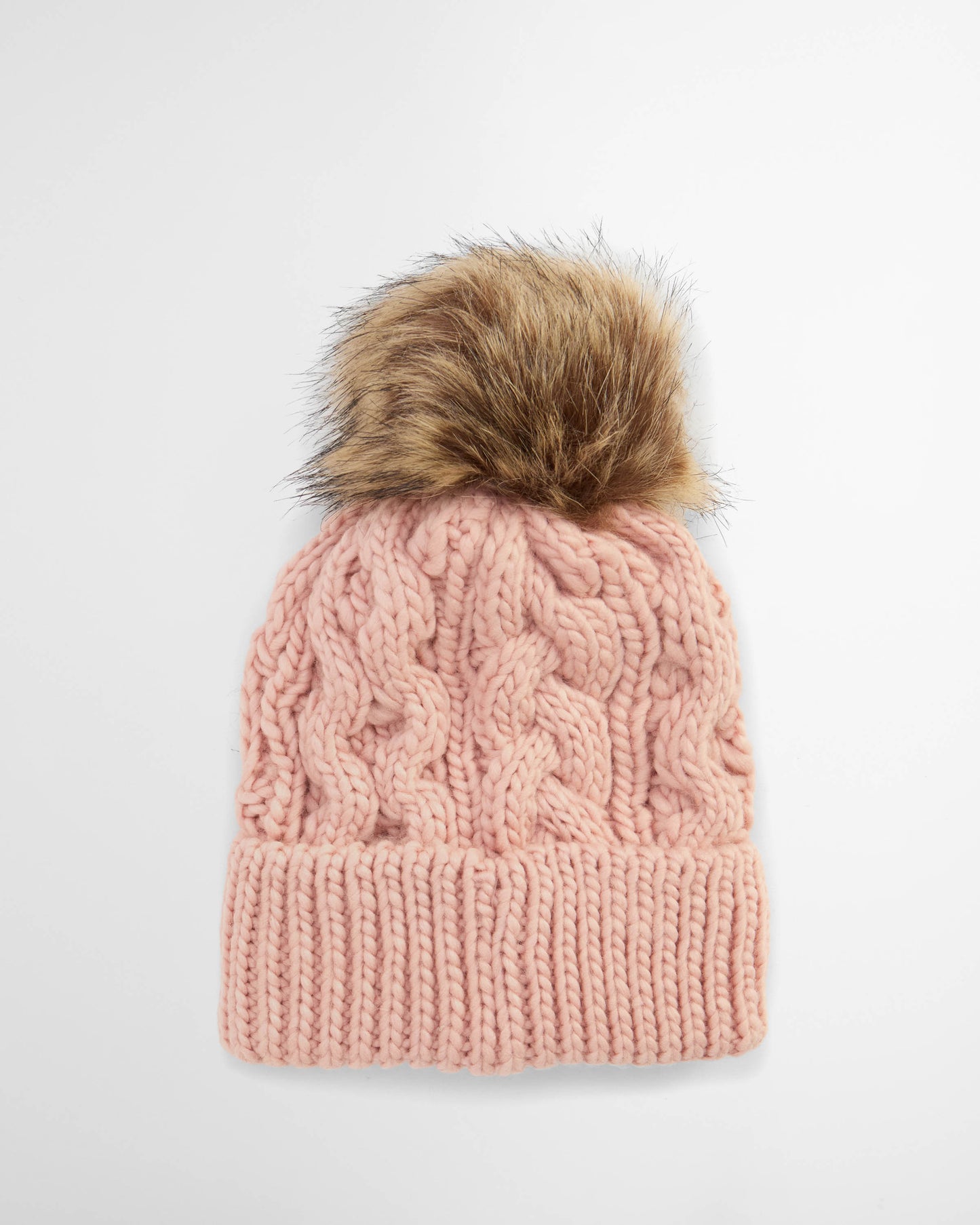 Barbour Penshaw Womens Beanie - Pink Blush