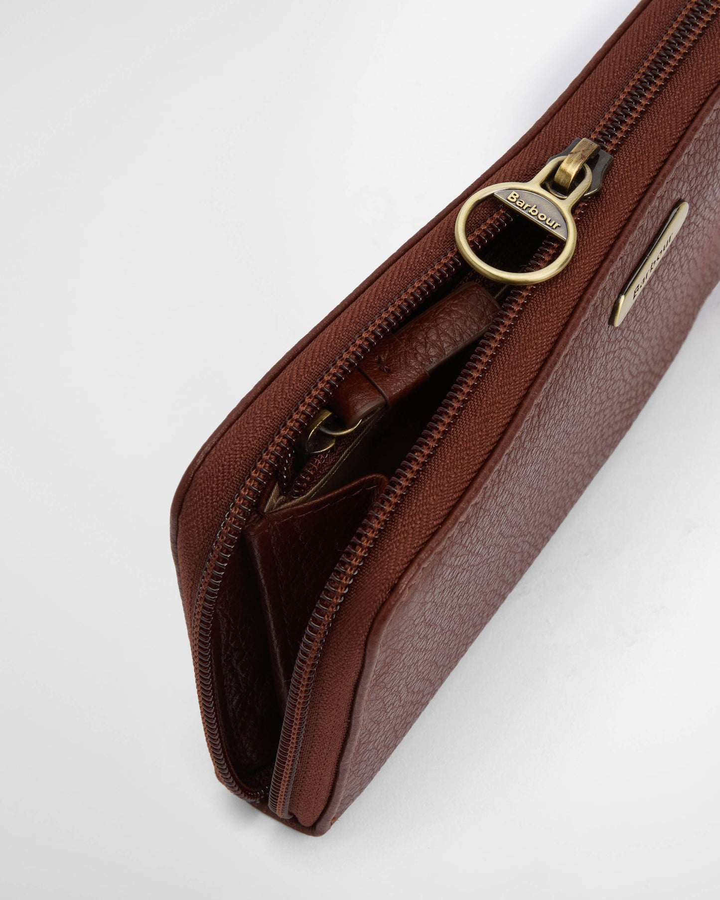 Barbour Birch Womens Leather Matinee Purse - Brown