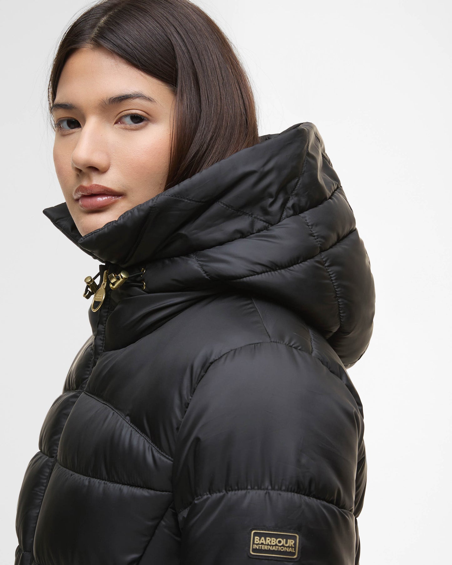 Barbour International Cher Womens Puffer Jacket - Black