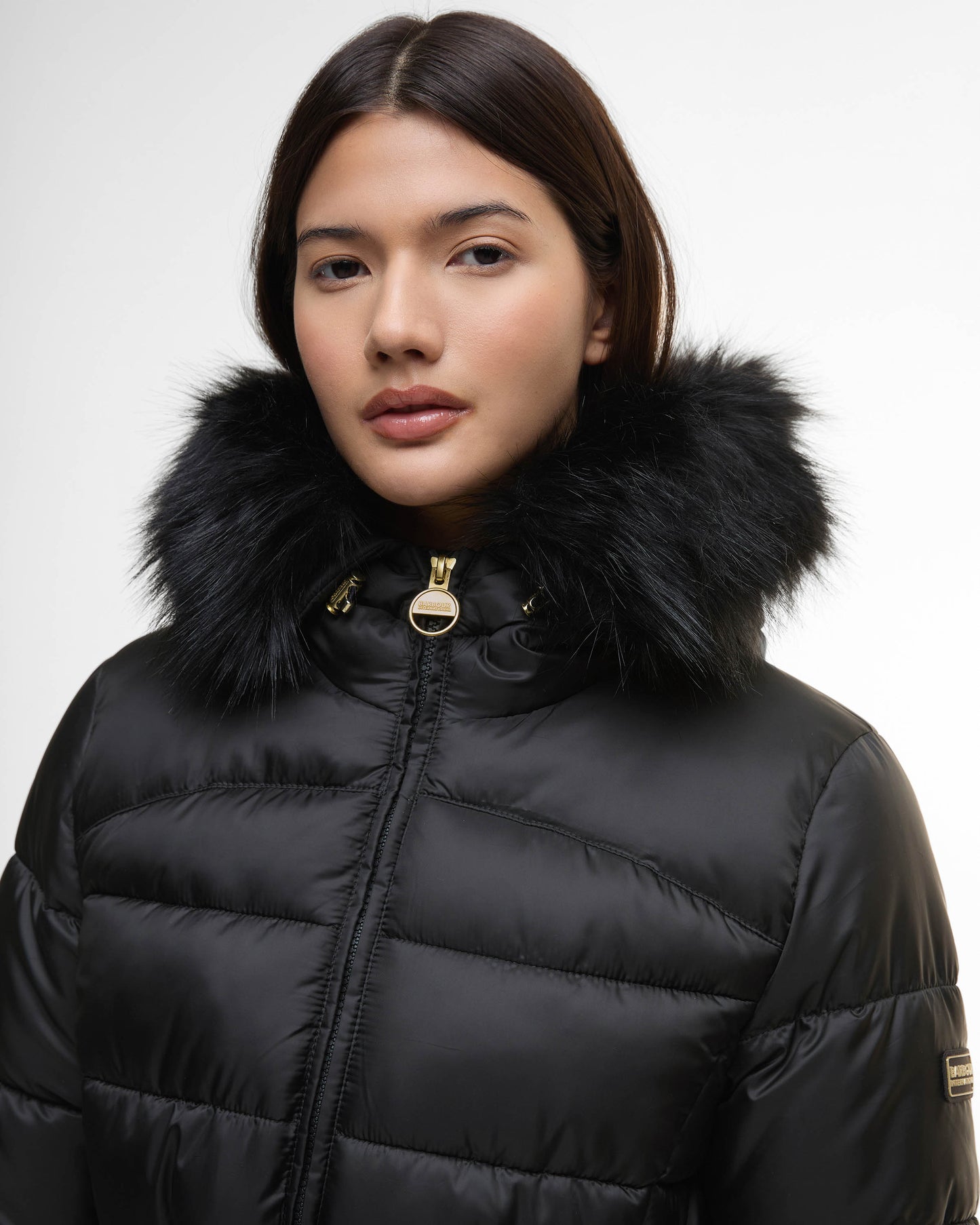 Barbour International Cher Womens Puffer Jacket - Black
