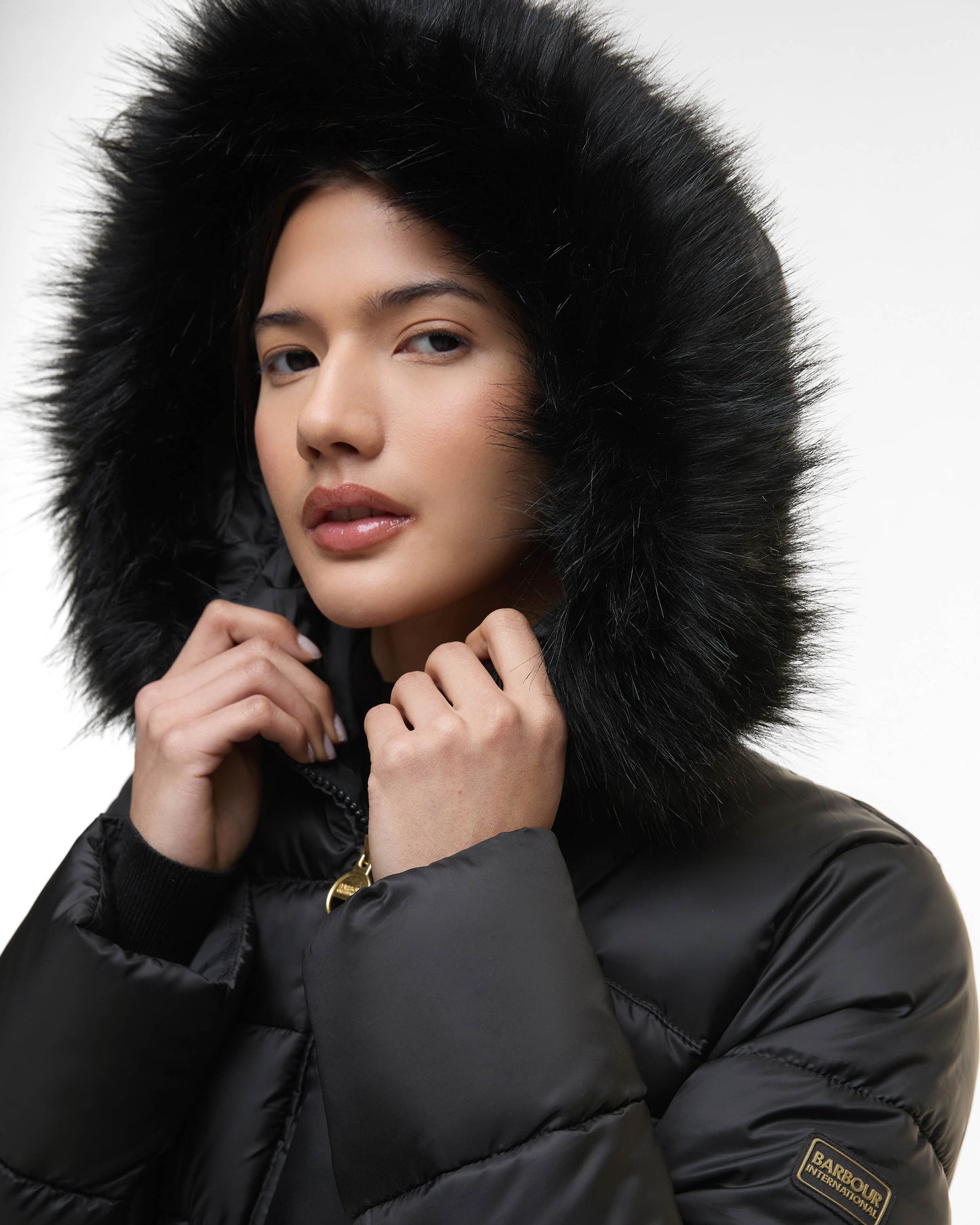 Barbour International Cher Womens Puffer Jacket - Black
