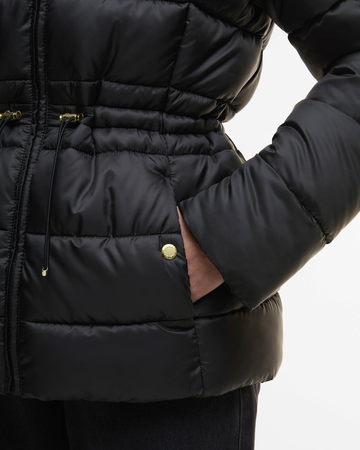 Barbour International Cher Womens Puffer Jacket - Black