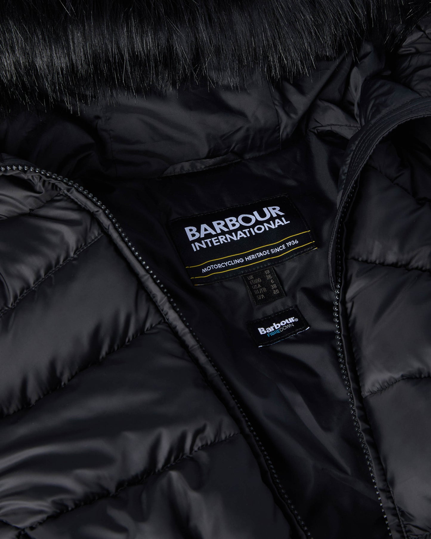 Barbour International Cher Womens Puffer Jacket - Black