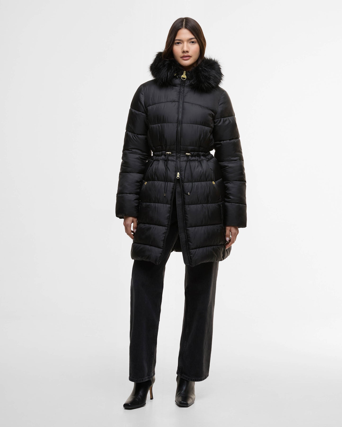 Barbour International Anastasia Womens Puffer Jacket - Black