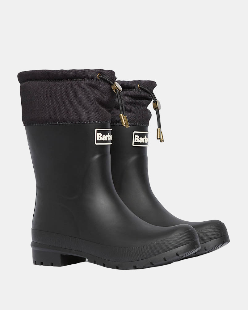 Barbour Mowbray Womens Mid Wellies - Black