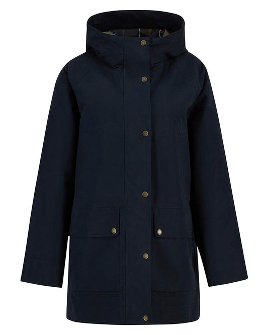Barbour Winter Beadnell Womens Waterproof Jacket - Deep Navy/Classic