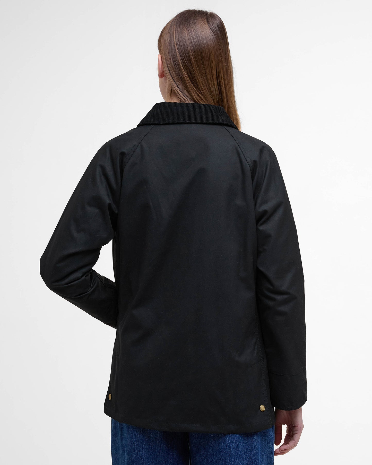 Barbour Acorn Wax Womens Jacket - Black/Classic