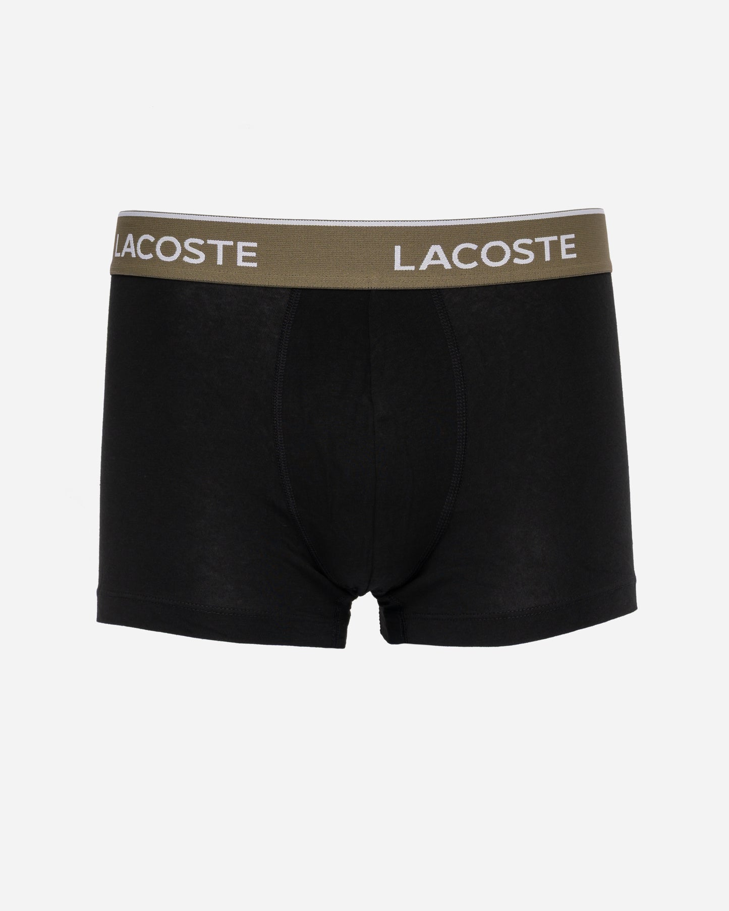 Lacoste 3-Pack Mens Trunks - Black/Delphinium-Olive-Methylene 94I
