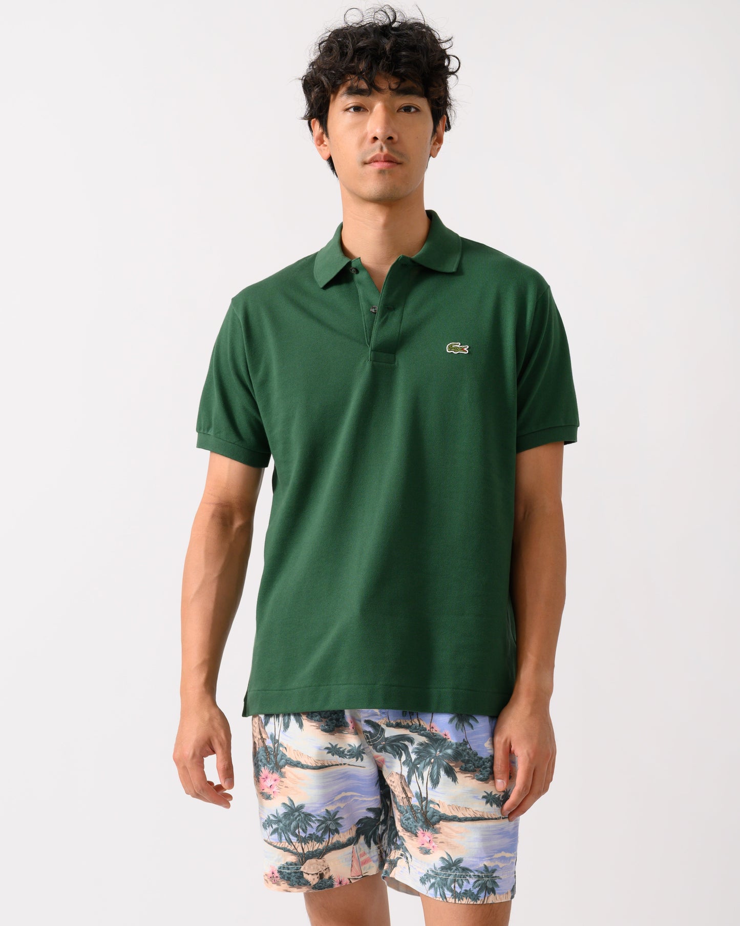 Lacoste Classic Fit L.12.12 Mens Short Sleeve Polo Shirt - Green 132
