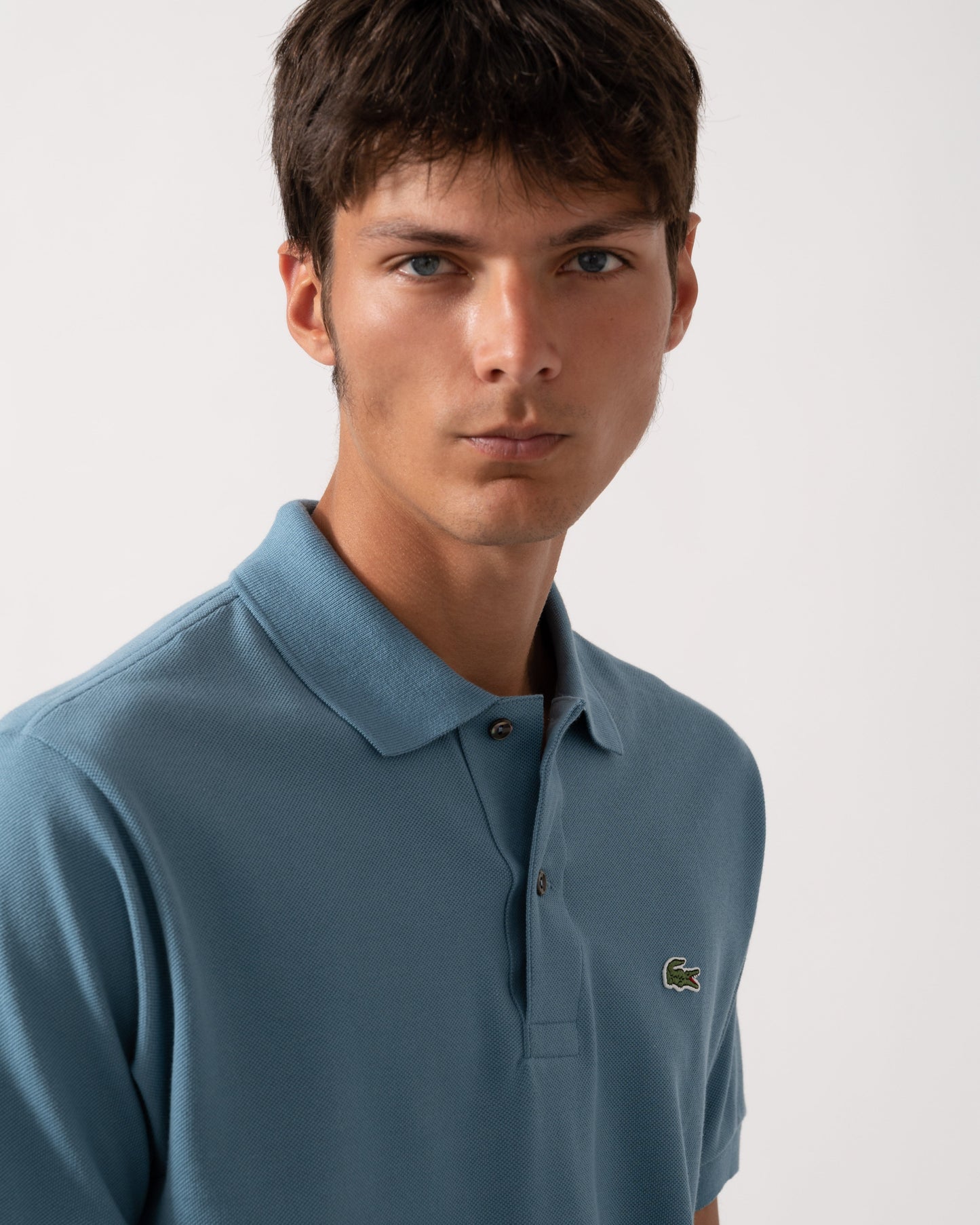 Lacoste Classic Fit L.12.12 Mens Short Sleeve Polo Shirt - Limestone HD9
