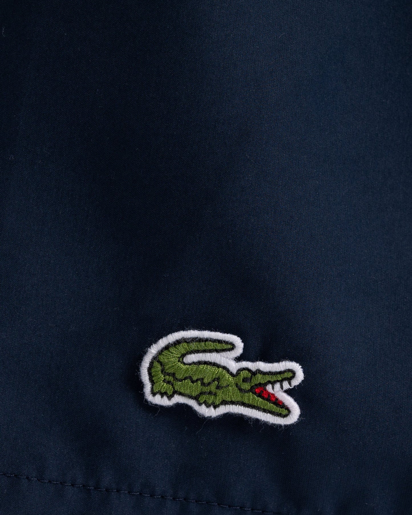 Lacoste Croc Mens Swimming Shorts - Navy Blue/Green 802